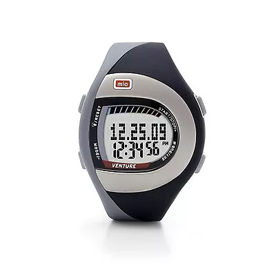 Mio Venture Heart Rate Calorie Monitor Time & Date + Alarm Sport Watch ~ Black  • $53.53