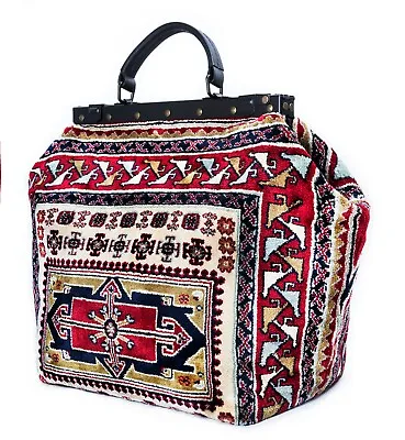 LARGE VICTORIAN-STYLE MARY POPPINS CARPET BAG. NEW From LONDON. FREE DELIVERY • $383.90