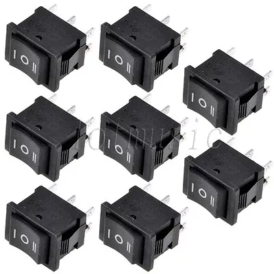 8*6-Pin DPDT ON-OFF-ON 3-Position Snap In Boat Rocker Switch 6A/250V 10A/125V AC • $9.99