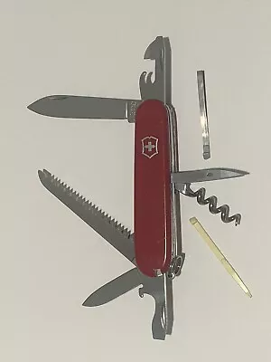 Victorinox Camper Swiss Army Knife 91mm Multitool - Very Clean • $18