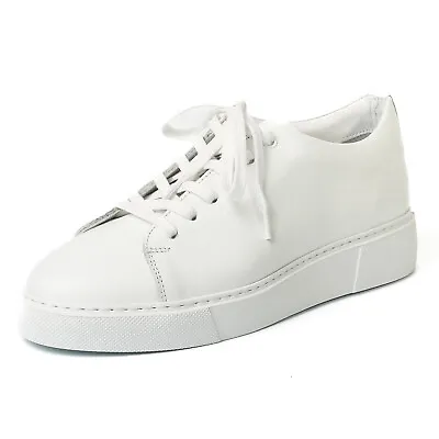 Marcellus - Genuine Leather Handmade Men's Daily White Sneakers Man White Shoe • $112.49