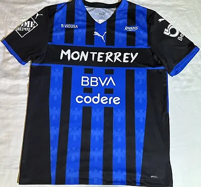Puma Rayados De Monterrey Club De Futbol Blue Soccer Jersey. Men’s Sz: Xlarge • $55.25