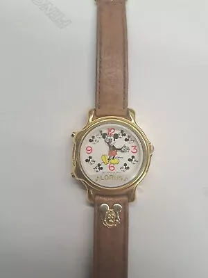 Lorus Walt Disney Musical Mickey Mouse Quartz Unisex Watch V422-0010 • $40