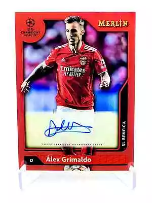 2021-22 Topps Merlin Alex Grimaldo Red Autograph 1/10 Benfica SSP • $149.95