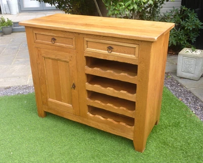 £295 • Buy Solid French Oak Rustic Wine Cabinet Sideboard By Pierson Of France