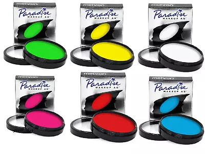 Mehron Makeup Paradise Aq Face Body Paint Cake Color Stage Theatrical 40 G- New • $12.95