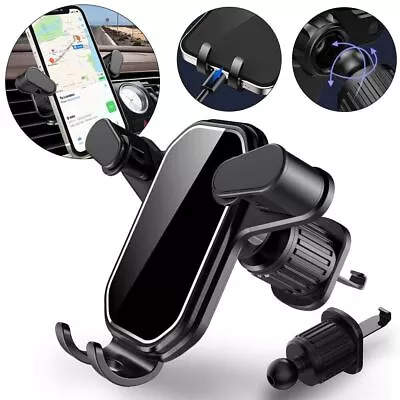 360° Universal Air Vent Mobile Phone Holder In Car Stand Cradle Mount GPS IPhone • £4.99