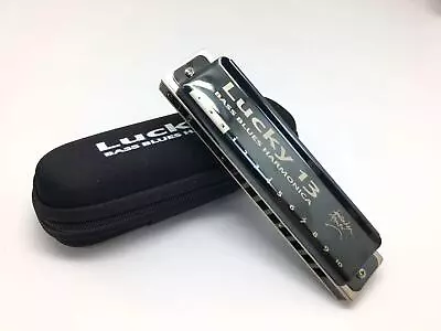 EASTTOP Lucky 13 Bass Blues Harmonica - Two Harps In One! • $106.21