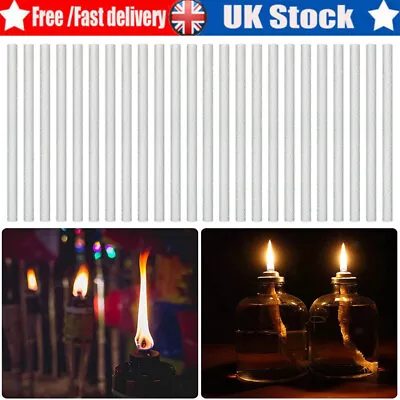 12x Fiberglass Replacement DIY Torch Wick Oil Lamp Candle Outdoor Wine Bottle UK • £8.69