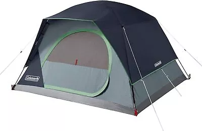 Coleman Skydome Camping Tent 2/4/6/8 Person Family Dome Tent 5 Minute Setup. • $74.99