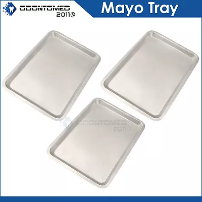 3 Mayo Tray 10.75  X 14.50  X 0.75  Instrument Tray Medical Dental Clinic Tattoo • $40.05