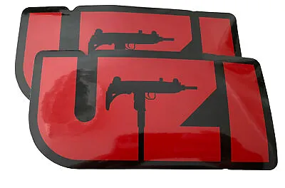 UZI GUN Stickers Decals Remington Gun Stickers Walther RUGER Decal • $4.99