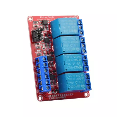 12V 4 Channel Relay Module With Optocoupler High And Low Level Trigger • $9.48