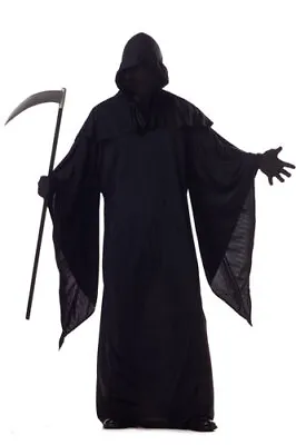 Horror Robe Grim Reaper Mens Halloween Costume • $18.19