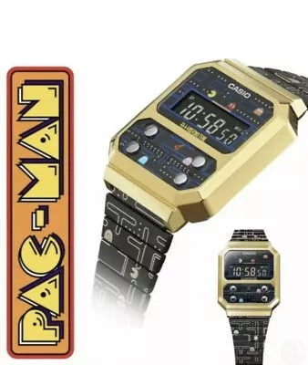 In Hand Casio X PAC-MAN Collab G-Shock A100WEPC-1BJR Watch • $249.99