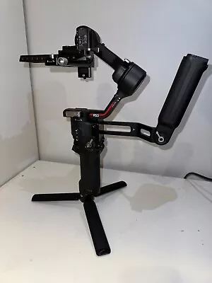 DJI RS 3 3-Axis Gimbal Stabilizer + Briefcase Handle & Metal Tripod Stand  • $275