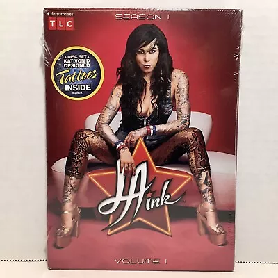 New LA Ink Season 1 Volume 1 (DVD 2008) TLC TV  Kat Von D Tattoo Artist • $13.99