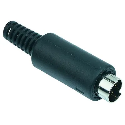 5 X 5-Pin Mini DIN Plug Connector • £7.19