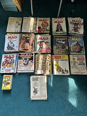 HUGE Lot Of 91 MAD Magazines Specials & Books(See List)1976-94 SupermanRaiders • $8.50