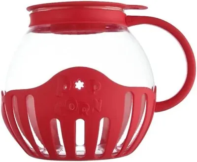 Hot Air Microwave Popcorn Popper Made With BPA Free Food Grade Brocelite Glass • $21.99