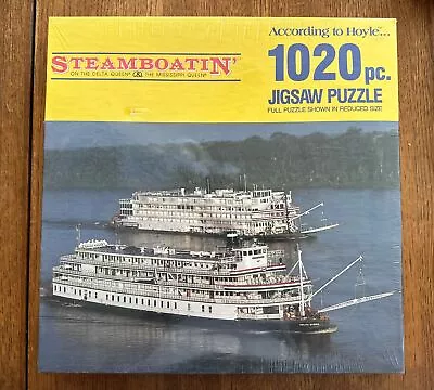 Steamboatin' On The Delta Queen & The Mississippi Queen 1020 PC Jigsaw Puzzle • $20