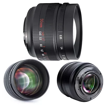 7artisans 50mm F0.95 Manual Focus Portrait Lens For Fujifilm Fuji X-T30 X-H2S • $174.69
