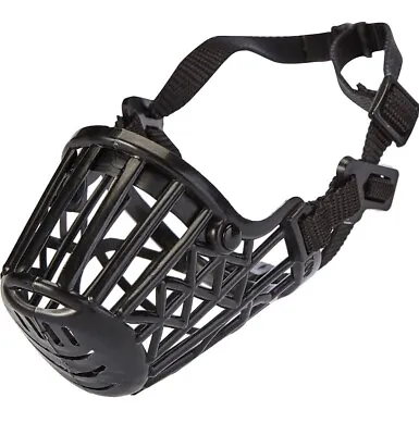 £9.89 • Buy Adjustable Dog Muzzle Breathable Safety Basket No Barking Anti Biting Chewing