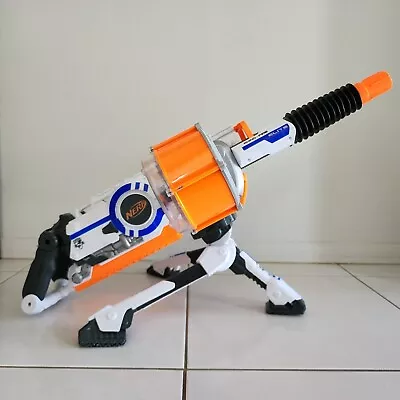 Nerf N Strike Elite Rhino Fire Blaster With Drum Magazines And Tripod Free Post! • $120