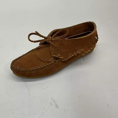 $22 • Buy Minnetonka Moccasin - Women's Kilty Hardsole Size 8 Pre Owned