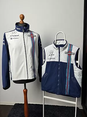 Hackett London Men’s Set Of Jacket+vest Logo Williams Martini Racing Size M • $130