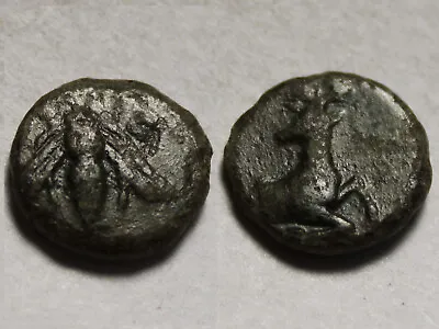 Rare Genuine Ancient Greek Coin Ephesos Ionia 387-289 BC E-Φ Bee/stag Forepart • $195