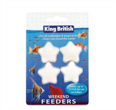 King British Weekend Feeders Feeds UP To 12 Fish For Up To  4 Days Each Block 3g • £4.09