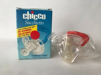 Vintage Chicco Baby Schnuller Succhietto Artsana Pacifier Silicone Formula Baby • $20