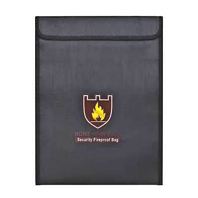 Office Security File Safe Document Storage Fireproof Anti Fire Water Proof Ba • $12.99