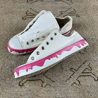 Billionaires Boys Club Ice Cream Drip Trainers Pink White Size Uk 8 Pharrel • £59.99