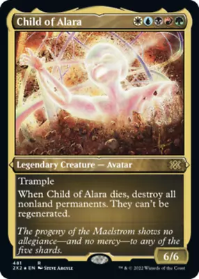 1 X Child Of Alara - Foil Etched - Double Masters 2022 - NM-Mint - MTG • $4.31