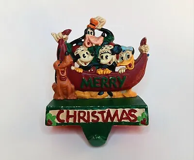 Midwest Mickey Mouse  Merry Christmas  Cast Iron Stocking Holder Disney Vintage • $29.88