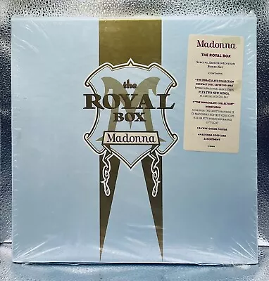 MADONNA THE ROYAL BOX SET SEALED SATIN CD EDITION PROMO 1990 RARE W/FREE GIFT • $350