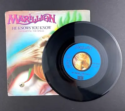 Marillion • He Knows You Know • UK Press 7  45-RPM Single Record VG+ • $9.99