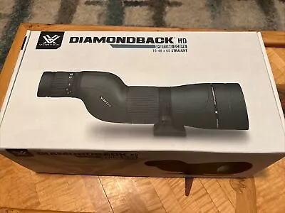 Vortex Diamondback HD 16-48x65 Straight Spotting Scope New In Box • $325