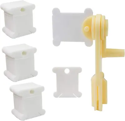 Plastic Floss Bobbins With Winder For Embroidery Thread Organizer • $21.02