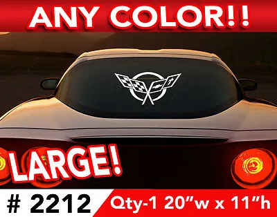 CORVETTE C5  X-LARGE CAR OR WALL DECAL STICKER 20 W X 11 H ANY 1 Color • $22.99