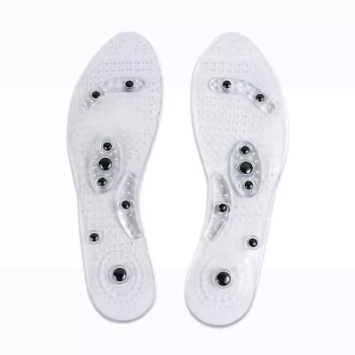 £9.99 • Buy FootTrek Orthotic Magnetic Accupressure Slimming Reflexology Gel Shoe Insoles 