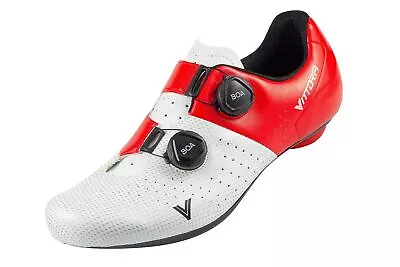 2023 Vittoria Veloce Performance Road Shoes White/Red • $199.99