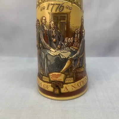 Miller High Life -  Birth Of A Nation  1776 - Beer Stein - Second In A Series • $14.99