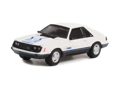 1979 Ford Mustang Cobra - White Diecast 1:64 Scale Model - Greenlight 63020C • $14.95