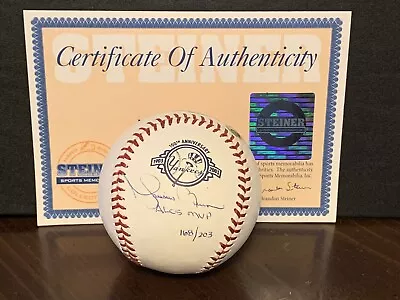 Mariano Rivera ALCS MVP Signed Yankees 100th Anniversary MLB Baseball Steiner • $349.99