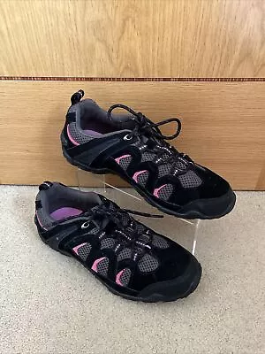 Karrimor SUMMIT 61 Women's Black Pink Walking Hiking Trainers Shoes UK 6 - NEW • £29