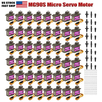 MG90S Micro Servo Motor Metal Gear 9G For RC Helicopter Airplane Car Robot Plane • $40.75