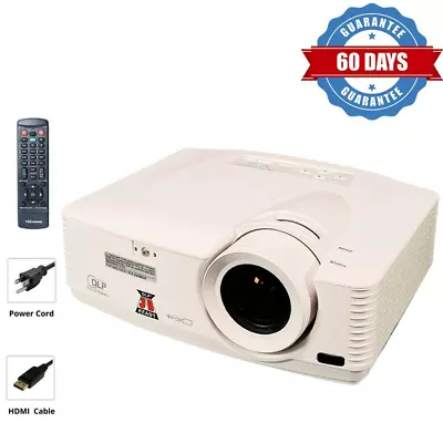 3500 Lumens DLP Projector 3D Full HD For Movie Lovers Multimedia HDMI W/Remote • $142.15